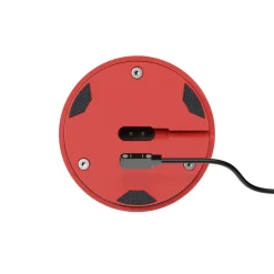 Nudrop LED-bordlampe, batteri, IP54, ildrød