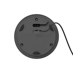 Numotion LED genopladelig bordlampe, grafit, glas, IP54, dæmpbar