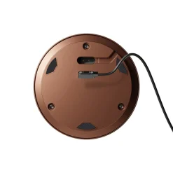 Numotion LED genopladelig bordlampe, bronze, glas, IP54, dæmpbar
