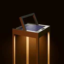 Numove LED solcellelampe, grafitgrå, højde 32,5 cm