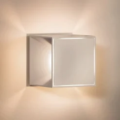 Nutalis mini LED-bordlampe, beige, IP54, dæmpbar