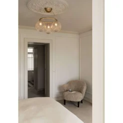 Nuura lysekrone Miira 3 Circular, Ø 54 cm, messing/klar