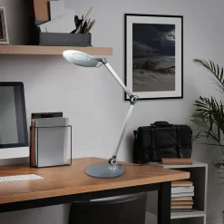 Office LED-skrivebordslampe, antracit, CCT