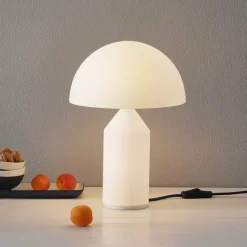 Oluce Atollo - bordlampe i Murano-glas, 35 cm