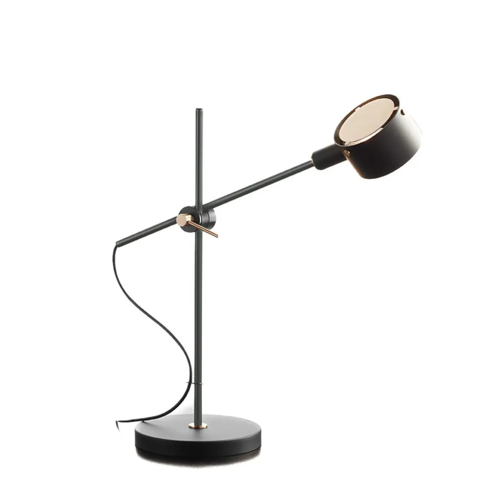 Oluce Go 252 LED-bordlampe, sort