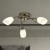 OPERA pragtfuld loftlampe, patineret messing