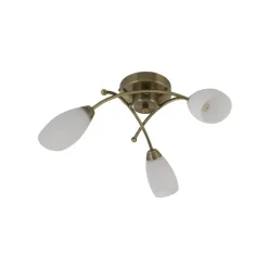 OPERA pragtfuld loftlampe, patineret messing