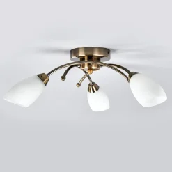 OPERA pragtfuld loftlampe, patineret messing