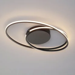 Ophelia LED-loftlampe, sort