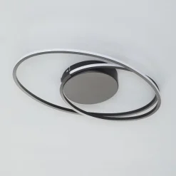 Ophelia LED-loftlampe, sort