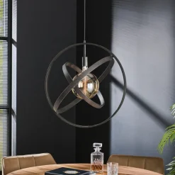 Orbit hængelampe, 3 ringe, 1 lyskilde, sort