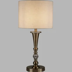 Oscar bordlampe med skærm i hørlook