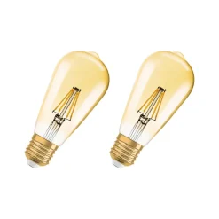 OSRAM 1906 E27 6,5W LED ST64 824 guld dæmpbar 2 stk