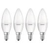 OSRAM Base Retro LED-kerte E14 4,9 W 4 stk 2.700 K