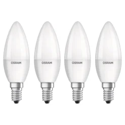 OSRAM Base Retro LED-kerte E14 4,9 W 4 stk 2.700 K