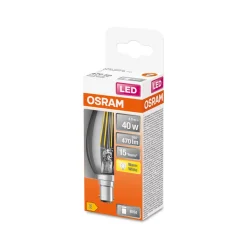 OSRAM Classic LED-kerte B15d 4 W 2.700 K filament