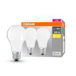OSRAM Classic LED-pære E27 8,5 W 2.700 K 806 lm, 2