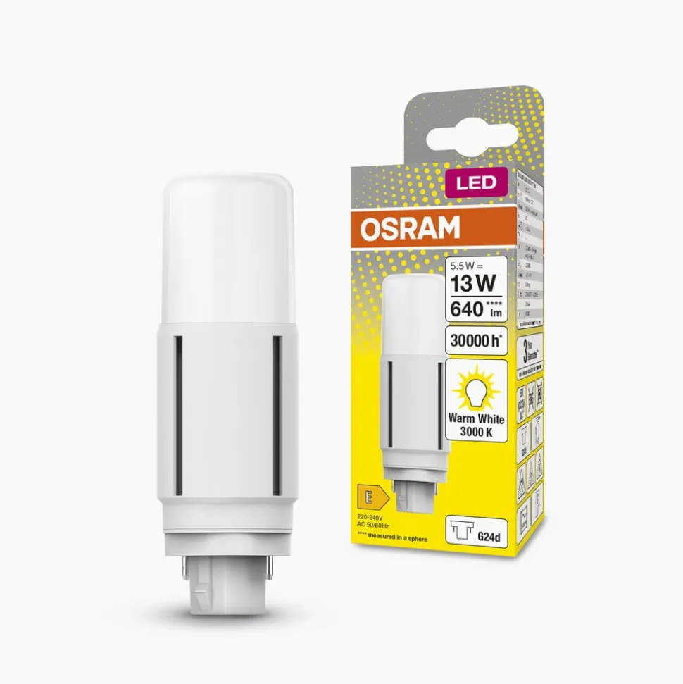 OSRAM Dulux LED-pære G24d D13 VT EM/AC 5,5 W 830