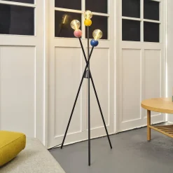 OSRAM gulvlampe Decor Bubble, farverig, 3 lyskilder, stål, E27