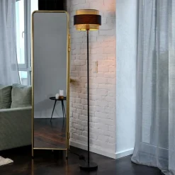 OSRAM gulvlampe Decor Hornet, sort/guld, E27, højde 175 cm