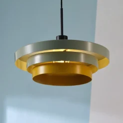 OSRAM hængelampe Decor Layers, grøn/gul, stål, E27