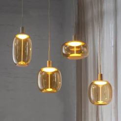 OSRAM hængelampe Decor Needle Linear beige, stål, 4 lyskilder E27