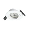 OSRAM indbygningsspot, Ø 9 cm, hvid, metal, GU10-LED, 2.700 K