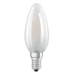 OSRAM LED stearinlys E14 Classic B 2,5W 4.000K mat