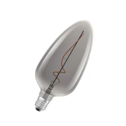 OSRAM LED Vintage 1906, C125, glødetråd, grå, E27, 4 W, 818