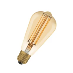OSRAM LED Vintage 1906 Edison, guld, E27, 5,8 W, 822, dim.