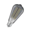 OSRAM LED Vintage 1906 Edison, grå, E27, 11 W, 818, dæmpbar