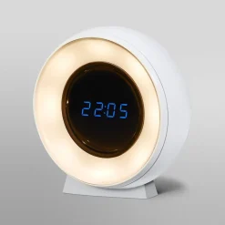 OSRAM LED-batteridrevet natlampe NIGHTLUX CLOCK, hvid, ur, CCT