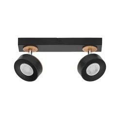 OSRAM LED-loftspot PLUTO, sort, 2 spots, 3.000 K