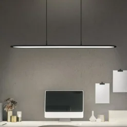 OSRAM LED-pendel Office line Panel Ellipse sort 940 dæmpbar