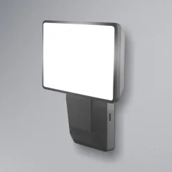 OSRAM LED-sensor-udendørs spotlampe ENDURA PRO FLOOD, grå, 15 W