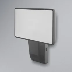 OSRAM LED-sensor-udendørs spotlampe ENDURA PRO FLOOD, grå, 27 W