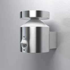 OSRAM LED-sensor-udendørs væglampe ENDURA STYLE CYLINDER, stål