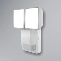 OSRAM LED-sensor-udendørs vægspot ENDURA PRO, hvid, IP55