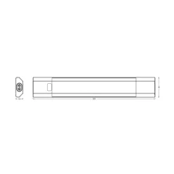 OSRAM LED-underskabsbelysning Linear Edge Sensor 30 cm hvid CCT