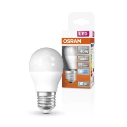 OSRAM Star LED-pære E27 4,9 W 470lm 4.000 K mat