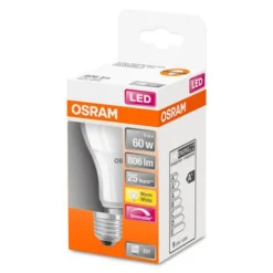 OSRAM Superstar LED-pære E27 8,8 W 827 mat, dæmpes