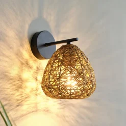 OSRAM væglampe Decor Paper Drop, papir, beige, E27