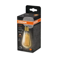 OSRAM Vintage 1906 E27 8,8 W LED ST64 822 guld dim