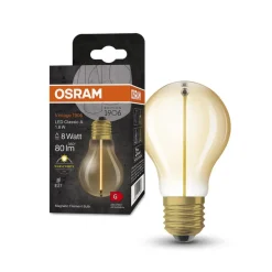 OSRAM Vintage 1906 LED-pære E27 1,8 W 2.700 K guld