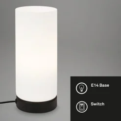 Paipa bordlampe, sort