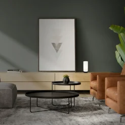 Paipa bordlampe, sort