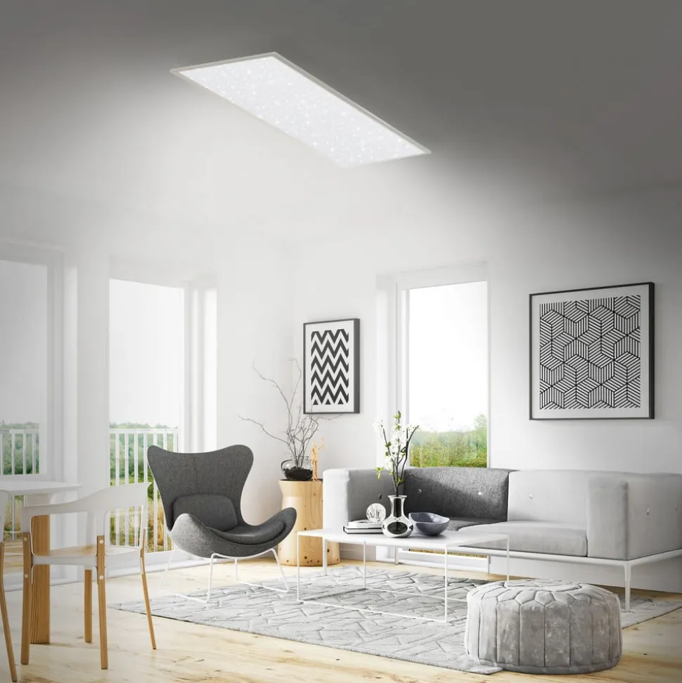 Pallas CCT LED-stjernehimmel-panel, 100 x 25 cm