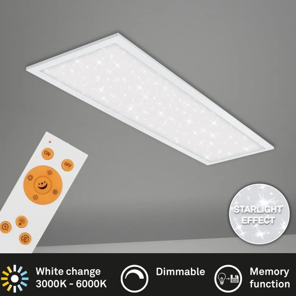 Pallas CCT LED-stjernehimmel-panel, 100 x 25 cm