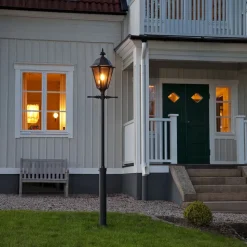 Pallas lygtepæl, sort