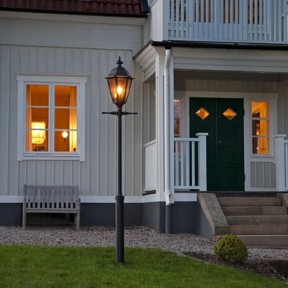 Pallas lygtepæl, sort